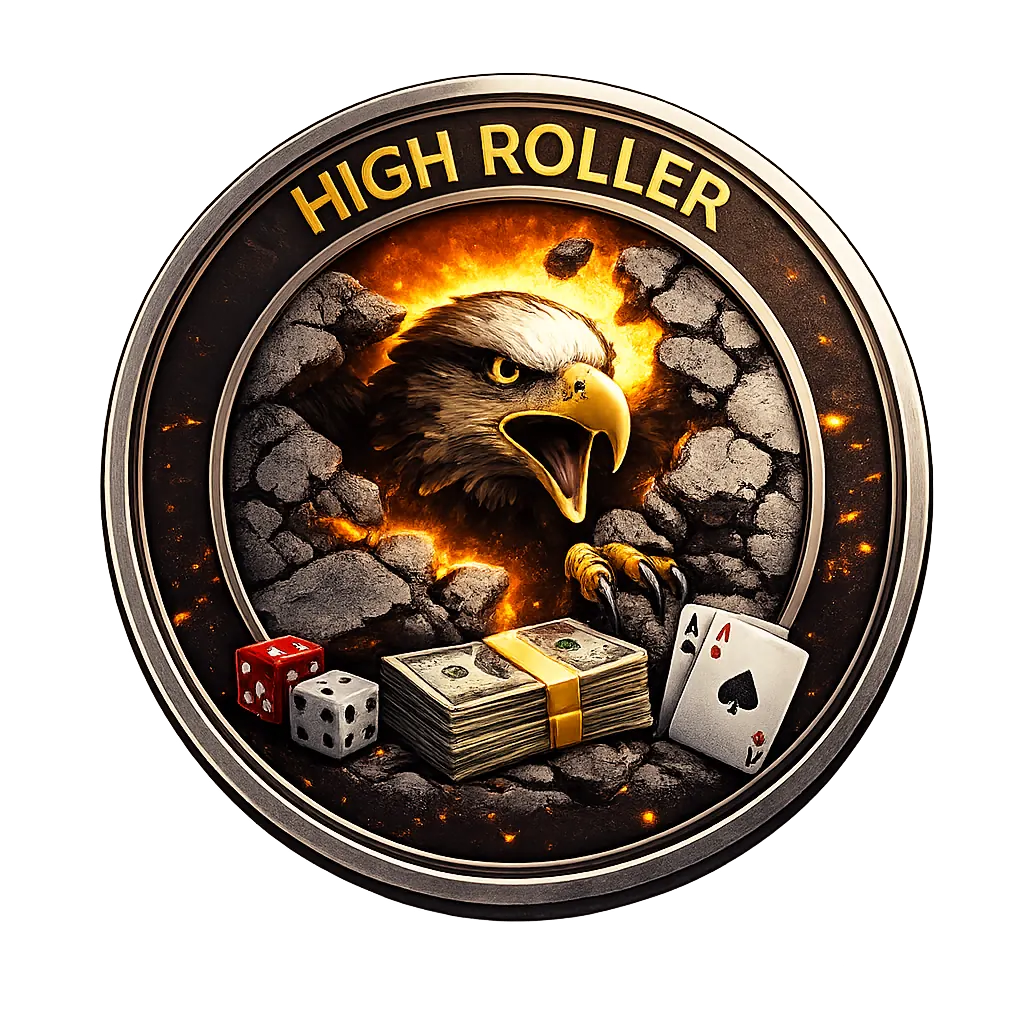 High roller badge